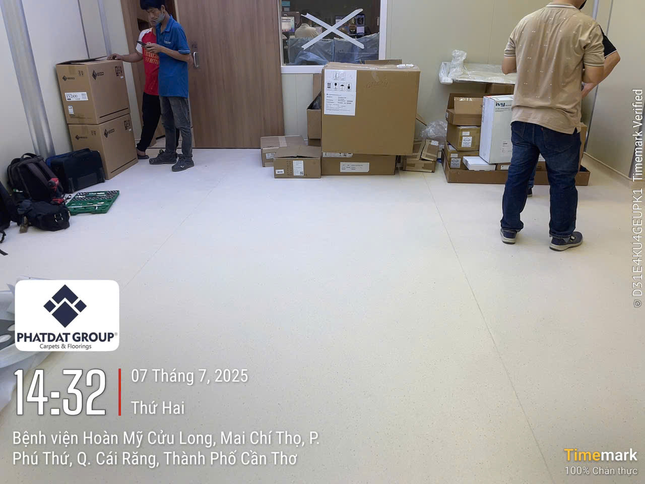Sàn vinyl bệnh viện Hoàn Mỹ Cửu Long 6